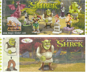 Kullanım kılavuzu Kinder Surprise DE265 Shrek Shrek