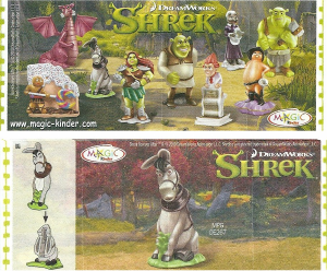 Kullanım kılavuzu Kinder Surprise DE267 Shrek Donkey
