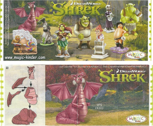 Mode d’emploi Kinder Surprise DE269 Shrek Dragon