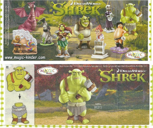 Kullanım kılavuzu Kinder Surprise DE273 Shrek Ogre