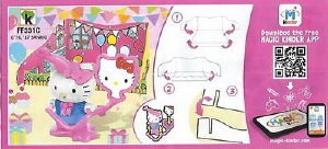 Kullanım kılavuzu Kinder Surprise FF331c Hello Kitty On a fair