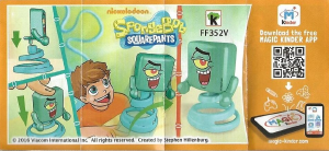 Kullanım kılavuzu Kinder Surprise FF352V SpongeBob SquarePants Plankton