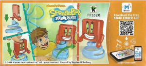 Руководство Kinder Surprise FF352X SpongeBob SquarePants Captain Krabs