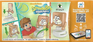 Kasutusjuhend Kinder Surprise FF352Y SpongeBob SquarePants Sandy