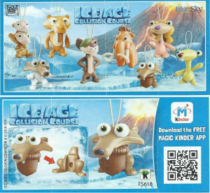 Kasutusjuhend Kinder Surprise FS618 Ice Age Scrat with acorn