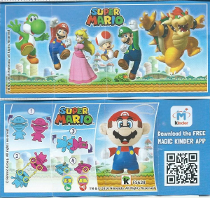 Kasutusjuhend Kinder Surprise FS628 Super Mario Mario