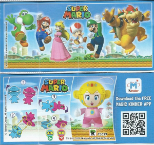 Bruksanvisning Kinder Surprise FS629 Super Mario Princess Peach