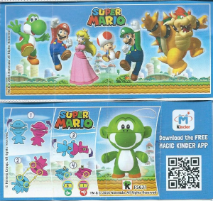 Mode d’emploi Kinder Surprise FS631 Super Mario Yoshi