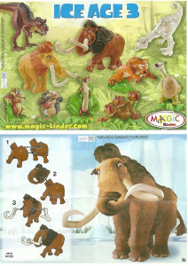 Kullanım kılavuzu Kinder Surprise NV265 Ice Age 3 Manny