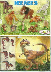 Kasutusjuhend Kinder Surprise NV271 Ice Age 3 Dinosaur mom
