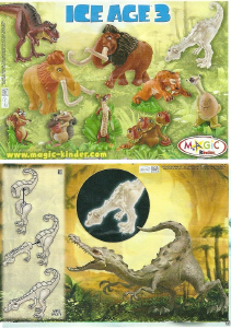 Vadovas Kinder Surprise NV274 Ice Age 3 Rudy