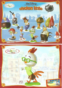 Kasutusjuhend Kinder Surprise S-501 Chicken Little Chicken Little