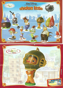 Kullanım kılavuzu Kinder Surprise S-503 Chicken Little Fish