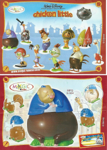 Kullanım kılavuzu Kinder Surprise S-504 Chicken Little Runt