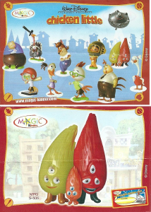 Kullanım kılavuzu Kinder Surprise S-506 Chicken Little Aliens