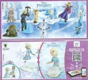 Руководство Kinder Surprise SD287 Frozen Young Elsa