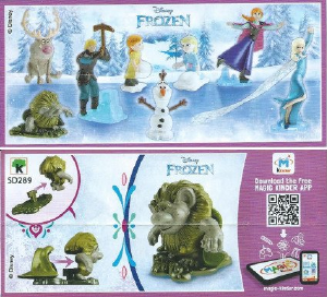 Руководство Kinder Surprise SD289 Frozen Papa troll