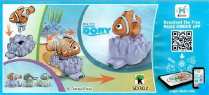 Mode d’emploi Kinder Surprise SD302 Finding Dory Marlin