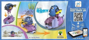 Bruksanvisning Kinder Surprise SD306 Finding Dory Dory