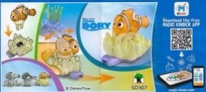 Kasutusjuhend Kinder Surprise SD307 Finding Dory Nemo