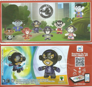 Kullanım kılavuzu Kinder Surprise SD312 Justice League Catwoman