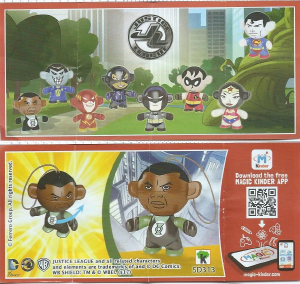 मैनुअल Kinder Surprise SD313 Justice League Green Lantern