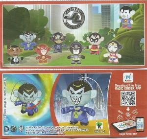 Kullanım kılavuzu Kinder Surprise SD314 Justice League Joker
