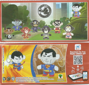 Kullanım kılavuzu Kinder Surprise SD316 Justice League Superman