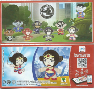 Kasutusjuhend Kinder Surprise SD317 Justice League Wonder Woman