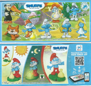 Kullanım kılavuzu Kinder Surprise SD321 Smurfs Papa Smurf