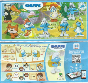 Kullanım kılavuzu Kinder Surprise SD322 Smurfs Hefty Smurf