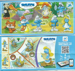 Kullanım kılavuzu Kinder Surprise SD324 Smurfs Smurfette