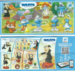 Kullanım kılavuzu Kinder Surprise SD325 Smurfs Gargamel