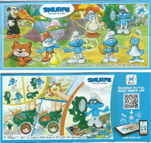 Kullanım kılavuzu Kinder Surprise SD327 Smurfs Brainy Smurf