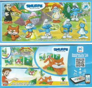 Kullanım kılavuzu Kinder Surprise SD352 Smurfs Azrael