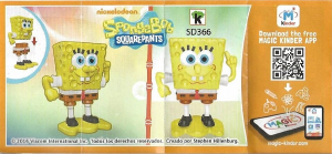 Kasutusjuhend Kinder Surprise SD366 SpongeBob SquarePants Spongebob