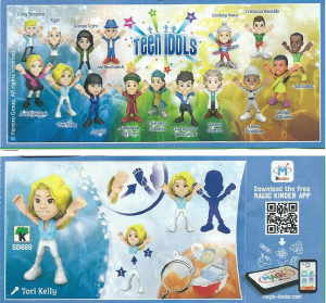 Kullanım kılavuzu Kinder Surprise SD689 Teen Idols Tori Kelly