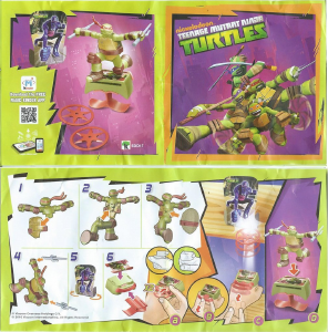 Kullanım kılavuzu Kinder Surprise SDD17 Turtles Raphael