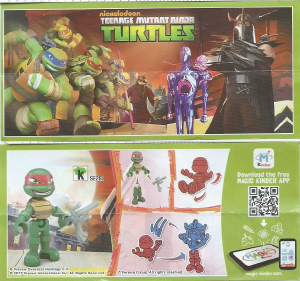 मैनुअल Kinder Surprise SE281 Turtles Rafaello