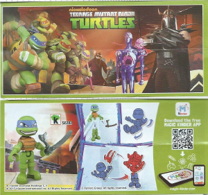 मैनुअल Kinder Surprise SE282 Turtles Leonardo