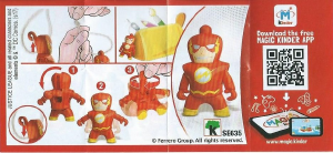 मैनुअल Kinder Surprise SE635 Justice League Flash