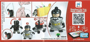 Manuale Kinder Surprise SE640 Justice League Batman