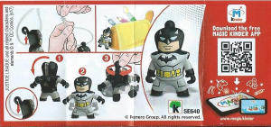 Kasutusjuhend Kinder Surprise SE640 Justice League Batman