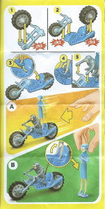 Kullanım kılavuzu Kinder Surprise SEB01 Despicable Me 3 Motorcycle