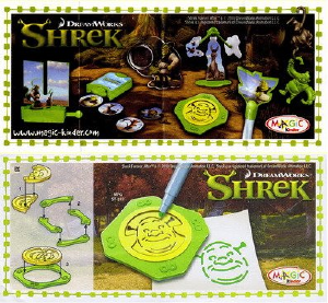 Kullanım kılavuzu Kinder Surprise ST-282 Shrek Template