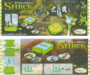 Прирачник Kinder Surprise TT384 Shrek Disc slingshot