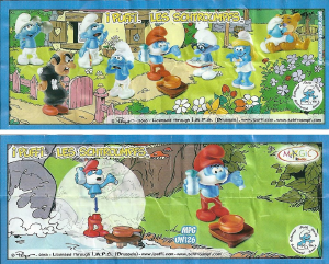 Manual Kinder Surprise UN126 Smurfs Papa Smurf
