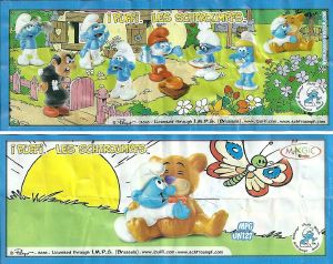 Kullanım kılavuzu Kinder Surprise UN127 Smurfs Baby Smurf