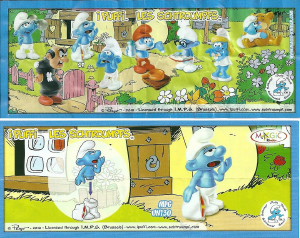 Mode d’emploi Kinder Surprise UN130 Smurfs Lazy Smurf