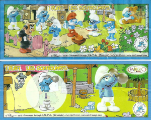 Kullanım kılavuzu Kinder Surprise UN133 Smurfs Strong Smurf